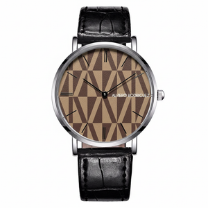 OROLOGIO MIAMI PATTERN CAPPUCCINO E MARRONE