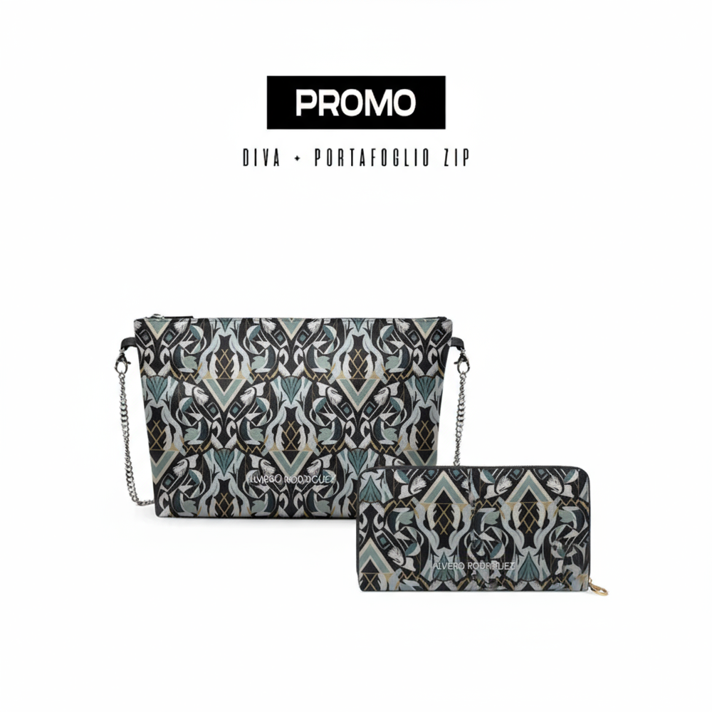 Promo diva + Portafoglio Pic Abstract Style