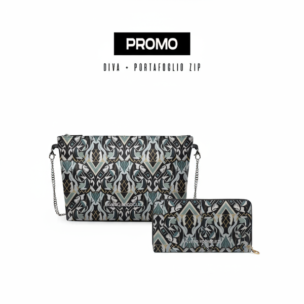 Promo diva + Portafoglio Pic Abstract Style