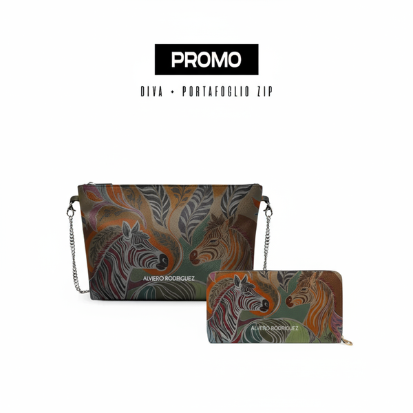 Promo diva + Portafoglio Colorful Savana