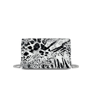 Tracolla Bianca Animal Print