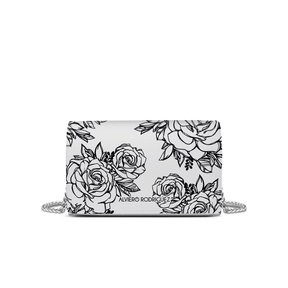 Tracolla Bianca Roses Black