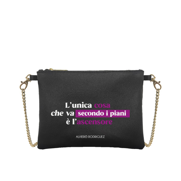 Pochette Teddy Nera L'Unica Cosa