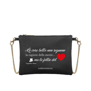 Pochette Teddy Nera Le Cose Belle