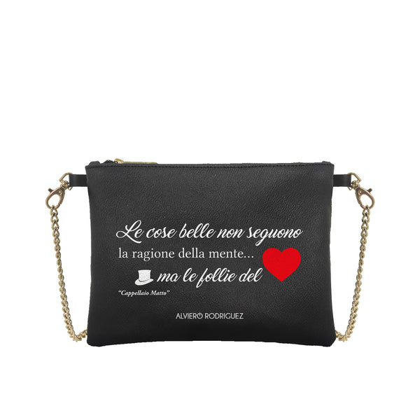 Pochette Teddy Nera Le Cose Belle