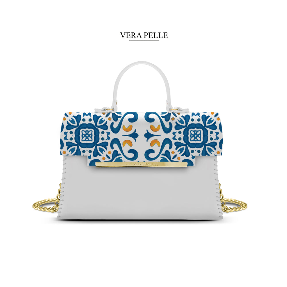 Tiffany bianca Blu Maioliche