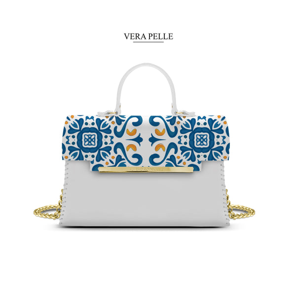 Tiffany bianca Blu Maioliche