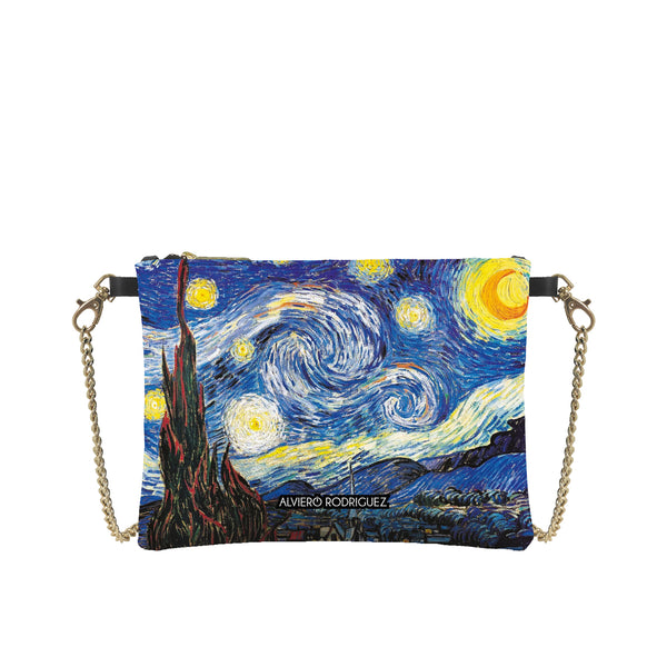 Pochette Teddy Nera Notte Stellata