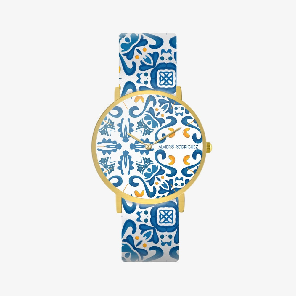 OROLOGIO MAIOLICHE BLU BIANCO