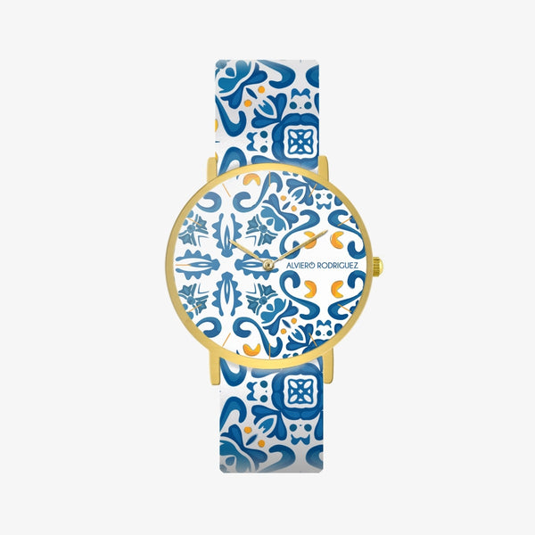 OROLOGIO MAIOLICHE BLU BIANCO