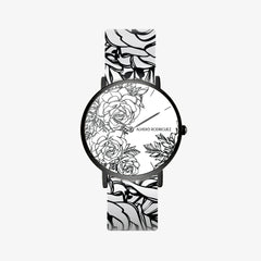 OROLOGIO ROSES BLACK BIANCO