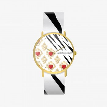 OROLOGIO BIANCO ROYAL ZEBRINE