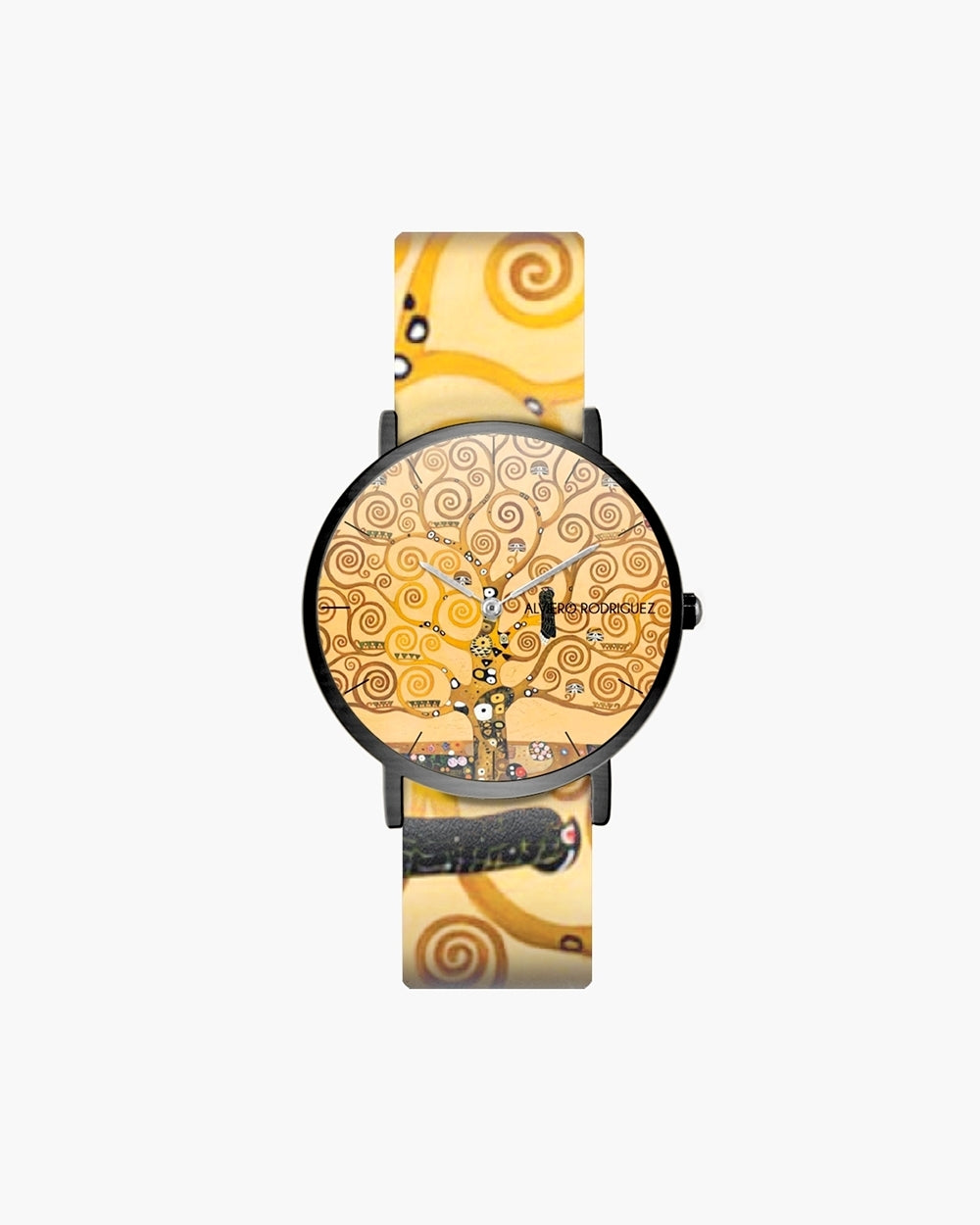 OROLOGIO NERO ALBERO DELLA VITA