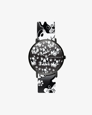 OROLOGIO NERO SPLATTER SCRIPT