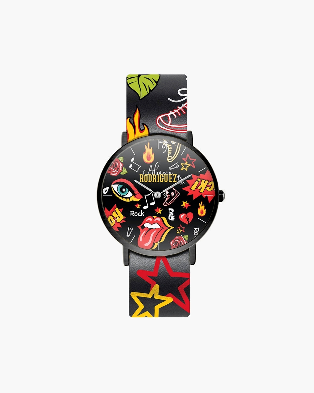 OROLOGIO NERO PATCH ROCK
