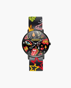 OROLOGIO NERO PATCH ROCK