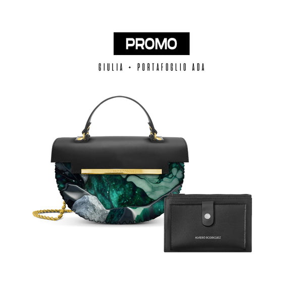Promo Giulia + Portafoglio Ada Green Marmle