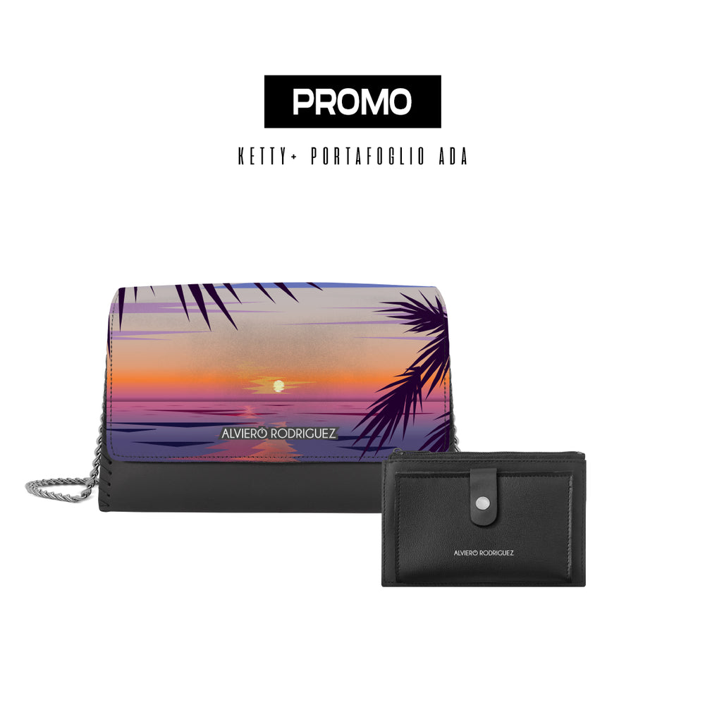 Promo Ketty + Portafoglio Ada Sunset