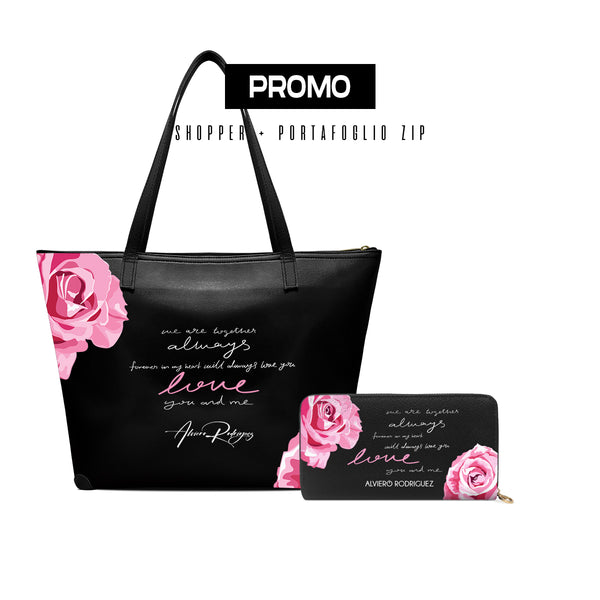Promo Maxi Shopper + Portafoglio Zip Always Love