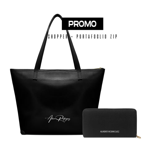 Promo Maxi Shopper + Portafoglio Zip Basic