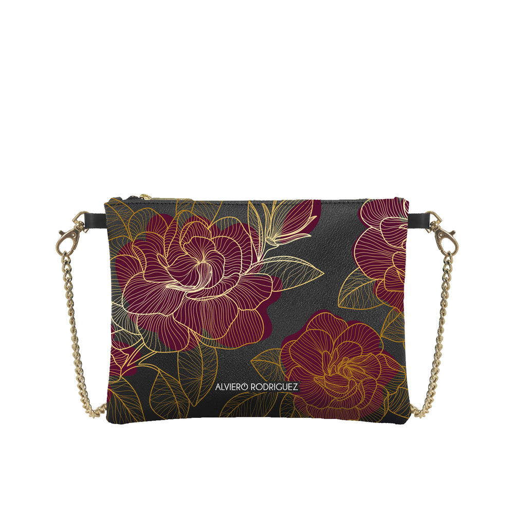 Pochette Teddy Nera Royal Roses