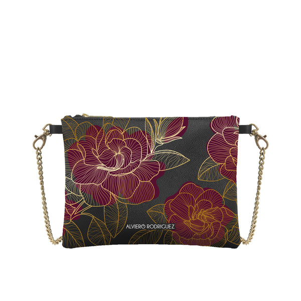 Pochette Teddy Nera Royal Roses