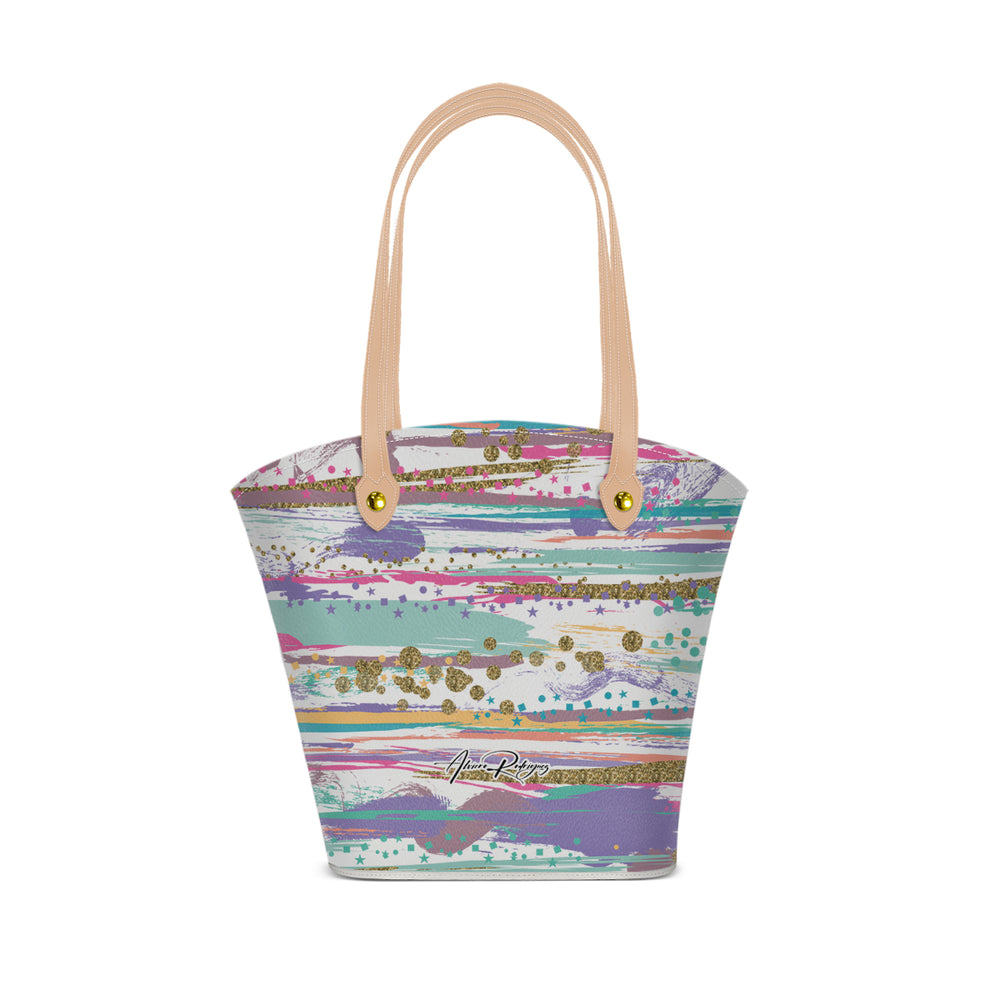Borsa Mare Positano Abstract Brush