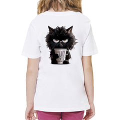 T-Shirt Bambina Upset cat