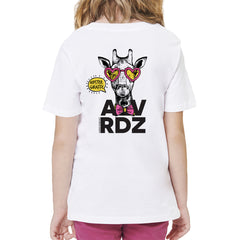 T-Shirt Bambina Hipster Giraffe