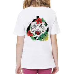 T-Shirt Bambina White Tiger