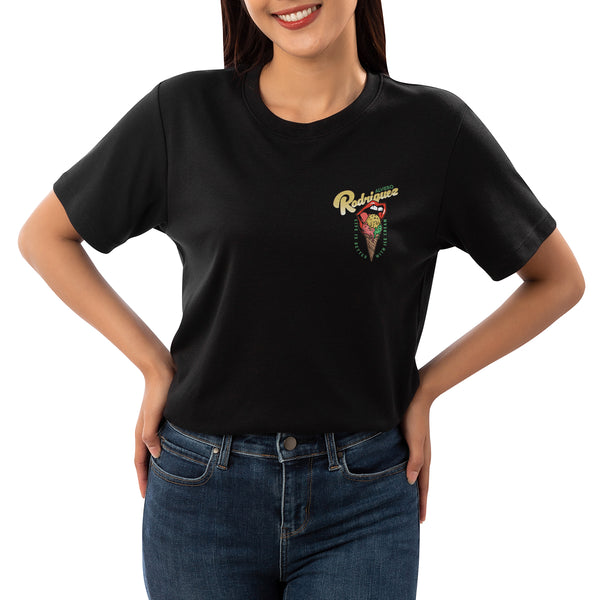 T-Shirt nera Donna Ice Cream