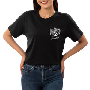 T-Shirt nera Donna i am inkognito