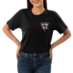 T-Shirt nera Donna Eye lovers