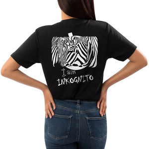 T-Shirt nera Donna i am inkognito