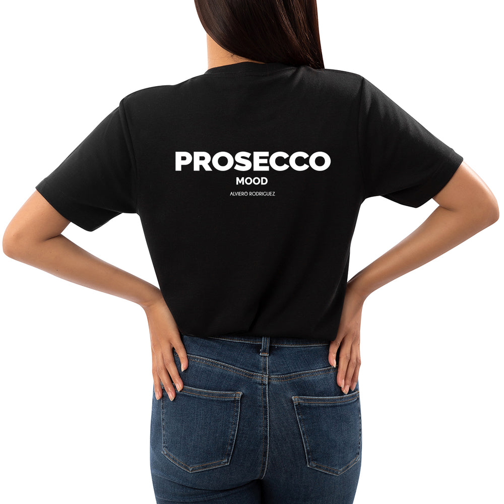 T-Shirt nera Donna Prosecco