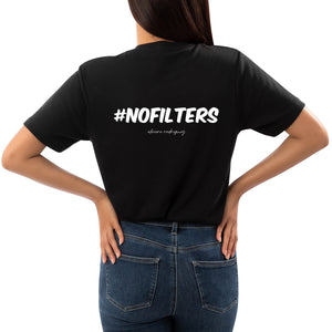 T-Shirt nera Donna NoFilters