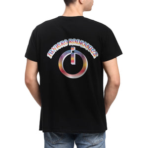 T-shirt nera Uomo Alviero Gothic