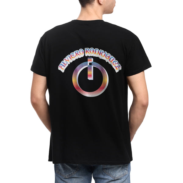 T-shirt nera Uomo Alviero Gothic