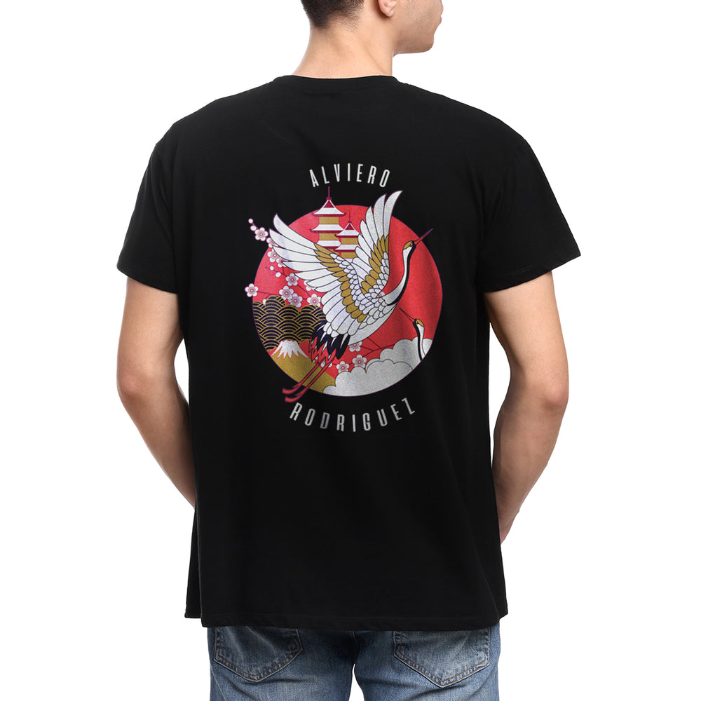 T-shirt nera Uomo Alviero Gru