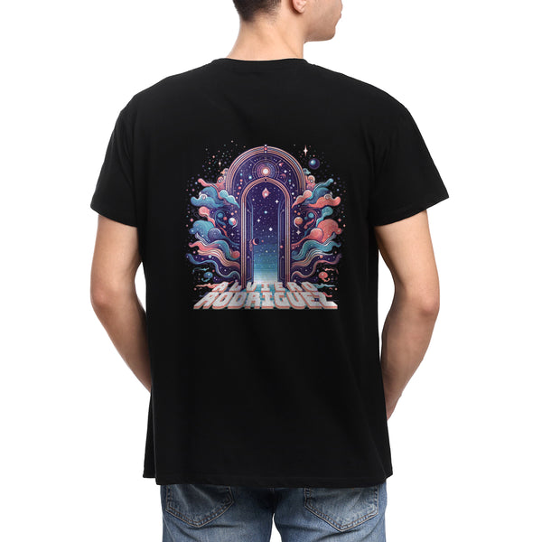 T-shirt nera Uomo Door Fantasy