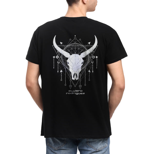 T-shirt nera Uomo Mistic