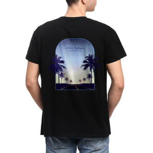 T-shirt nera Uomo Paradise Road