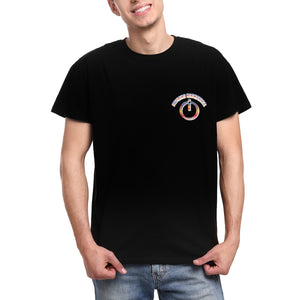 T-shirt nera Uomo Alviero Gothic