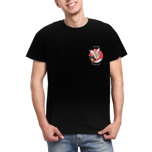 T-shirt nera Uomo Alviero Gru