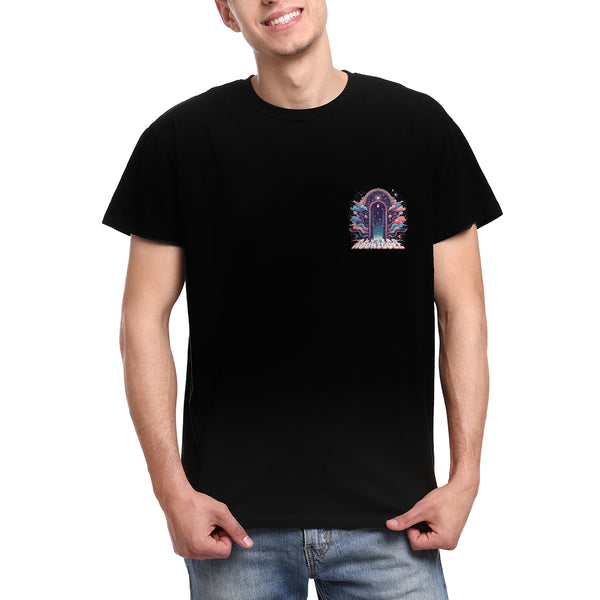 T-shirt nera Uomo Door Fantasy